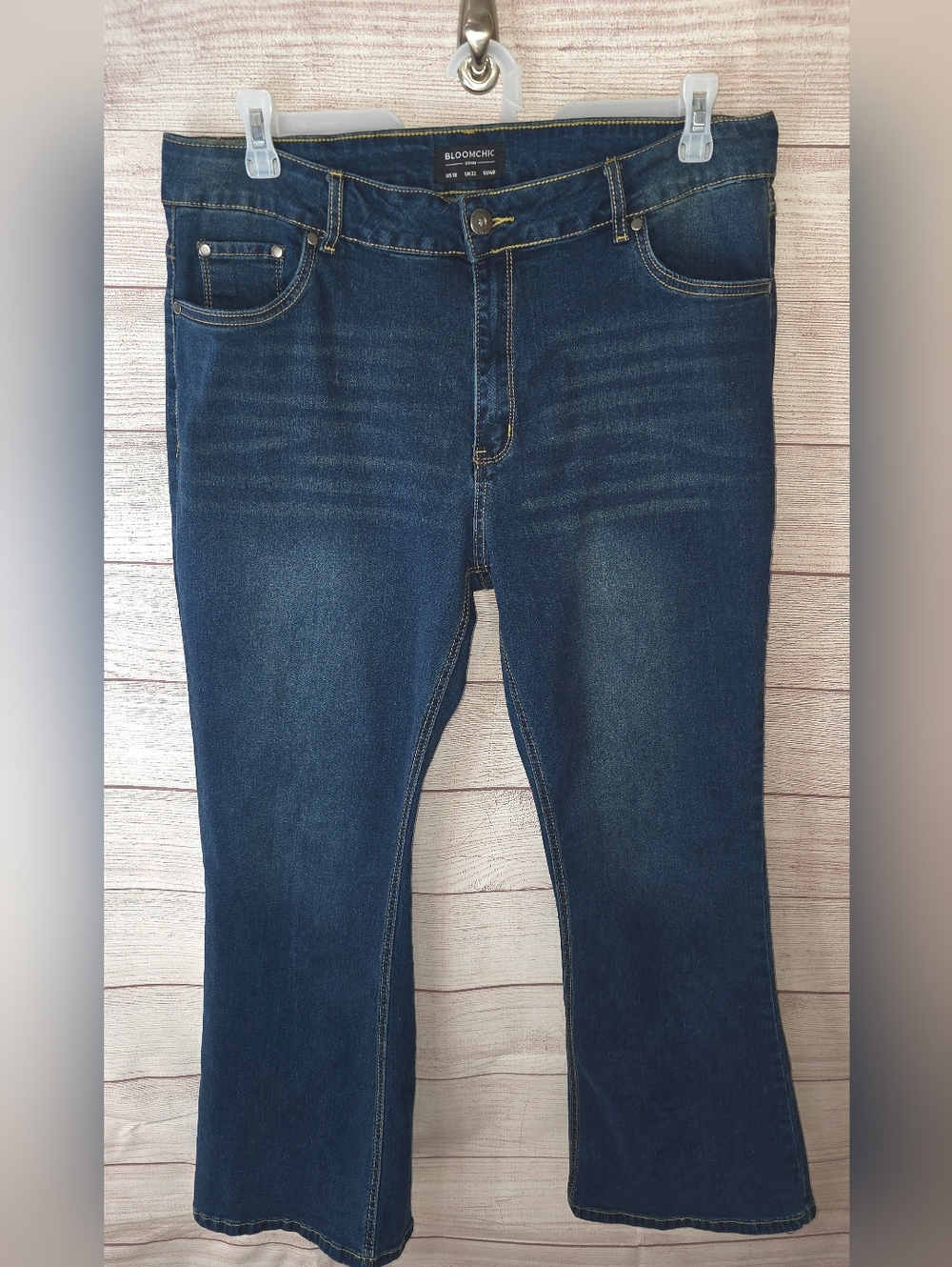 BloomChic Dark Indigo Bootcut Jeans Size 18